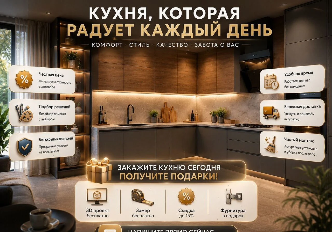 Кухня угловая под размеры
